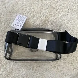 lululemon athletica | Bags | Lululemon Clear Belt Bag L Logo